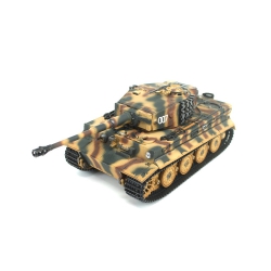 Czołg zdalnie sterowany IR/dźwięk 1:24 German Tiger 1 Late Painted Camo RTR 2.4Ghz - Heng Long 3841-11-L-C